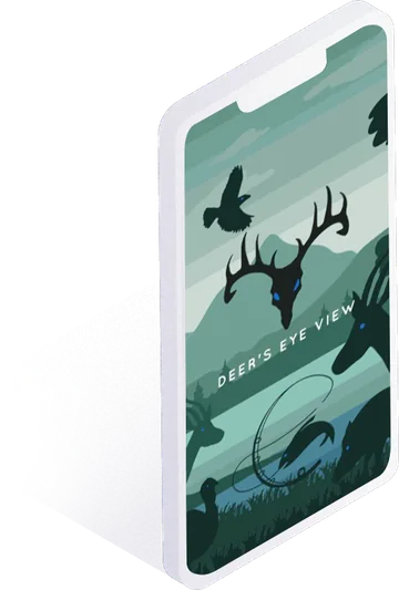 Deer's Eye View hunting and fishing app opening screen